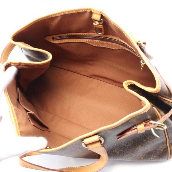 LOUIS VUITTON Brown Monogram Leather Shoulder Bag - Picture 4 of 10